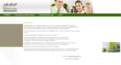 Desktop Screenshot of bustilloabogados.com